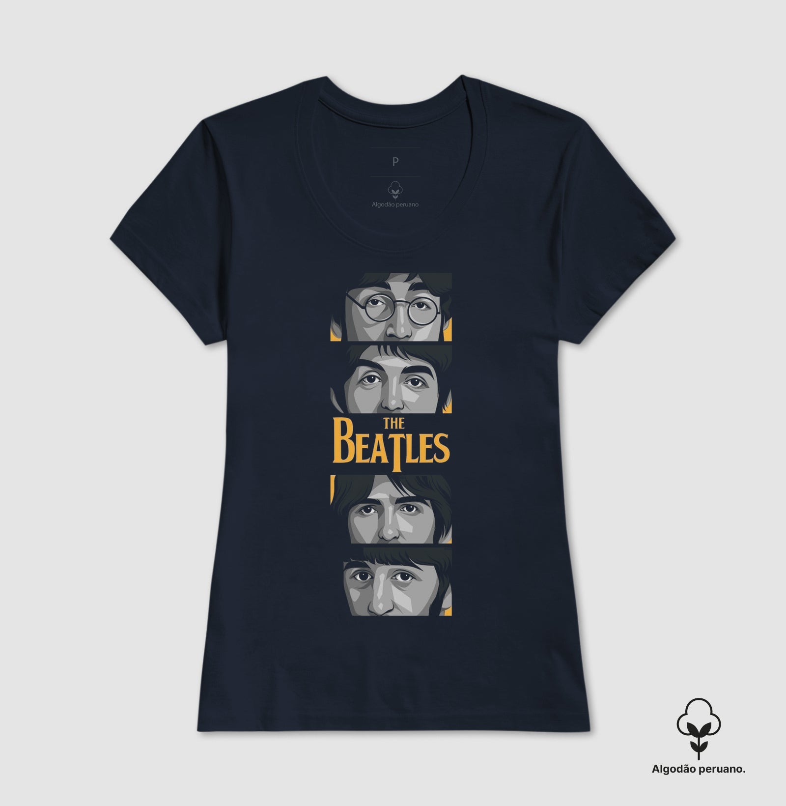 Camiseta dos Beatles