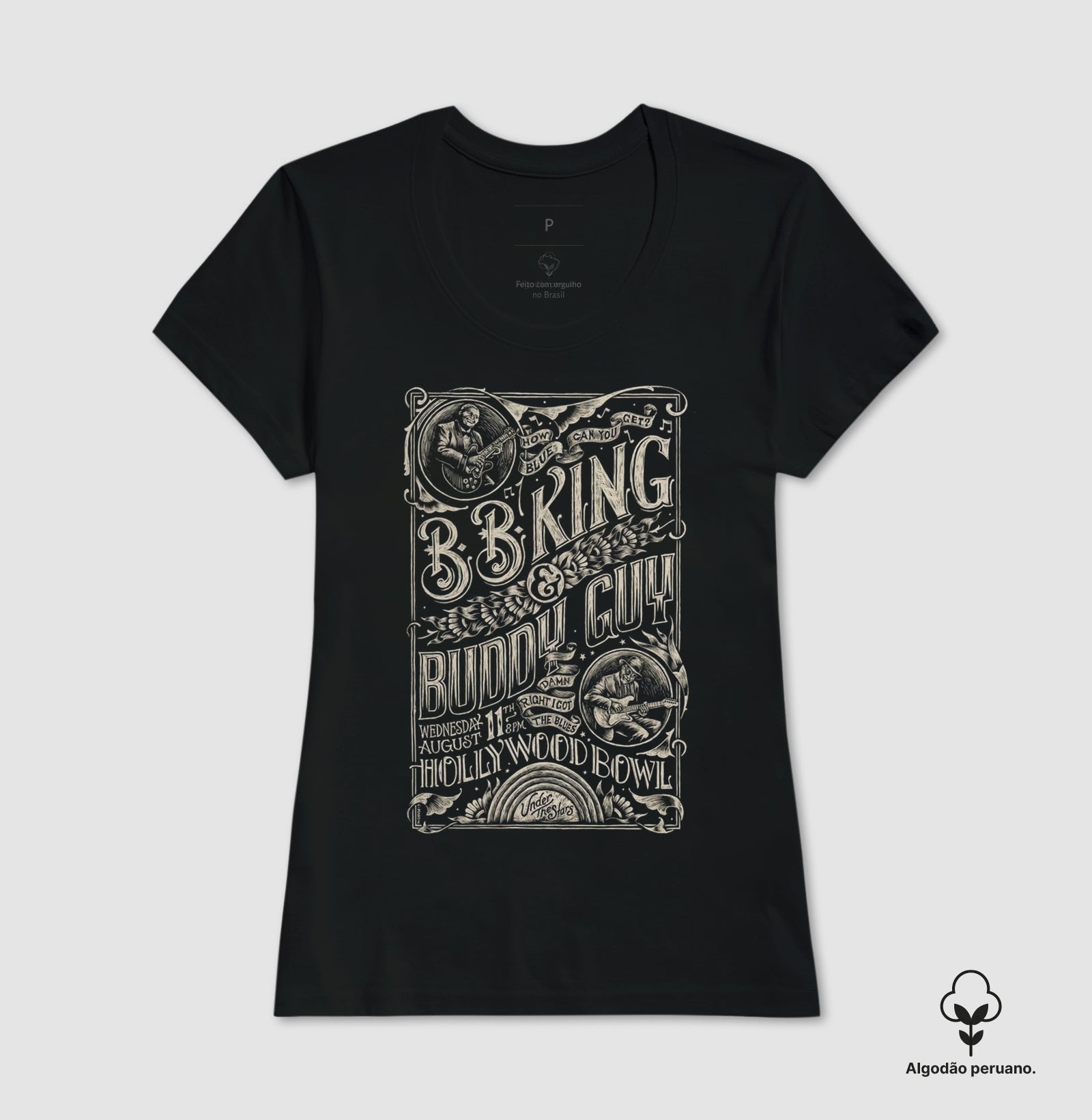 Camiseta Eu amo Blues!