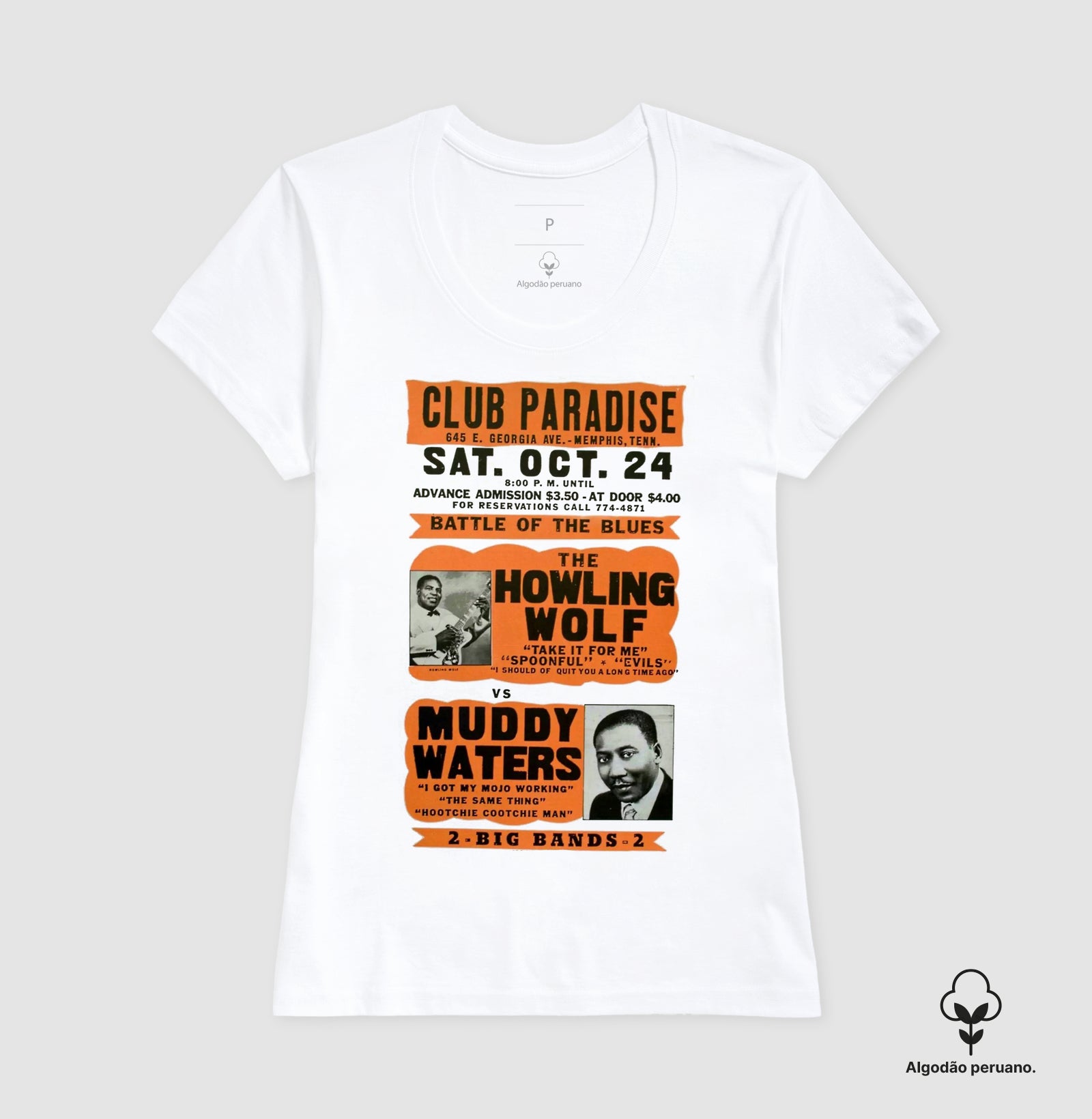 Camiseta do Blues