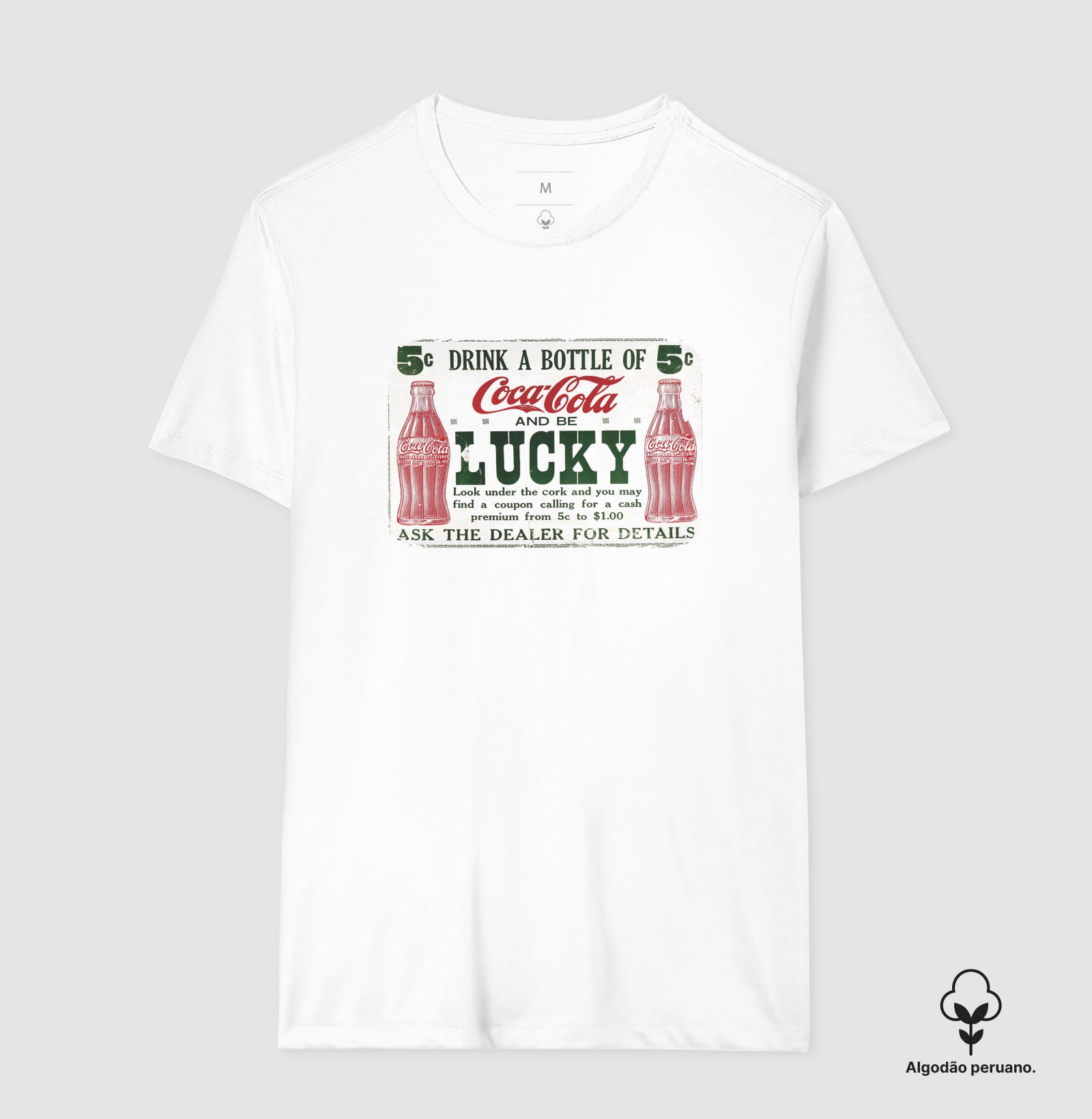 Camiseta da Coca a 5 cents