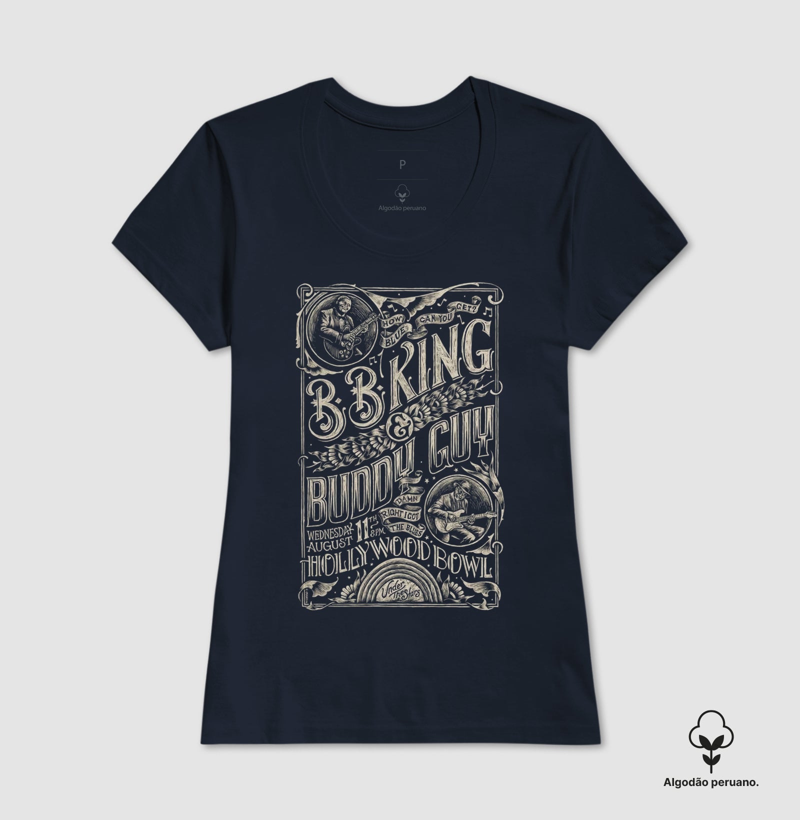 Camiseta Eu amo Blues!