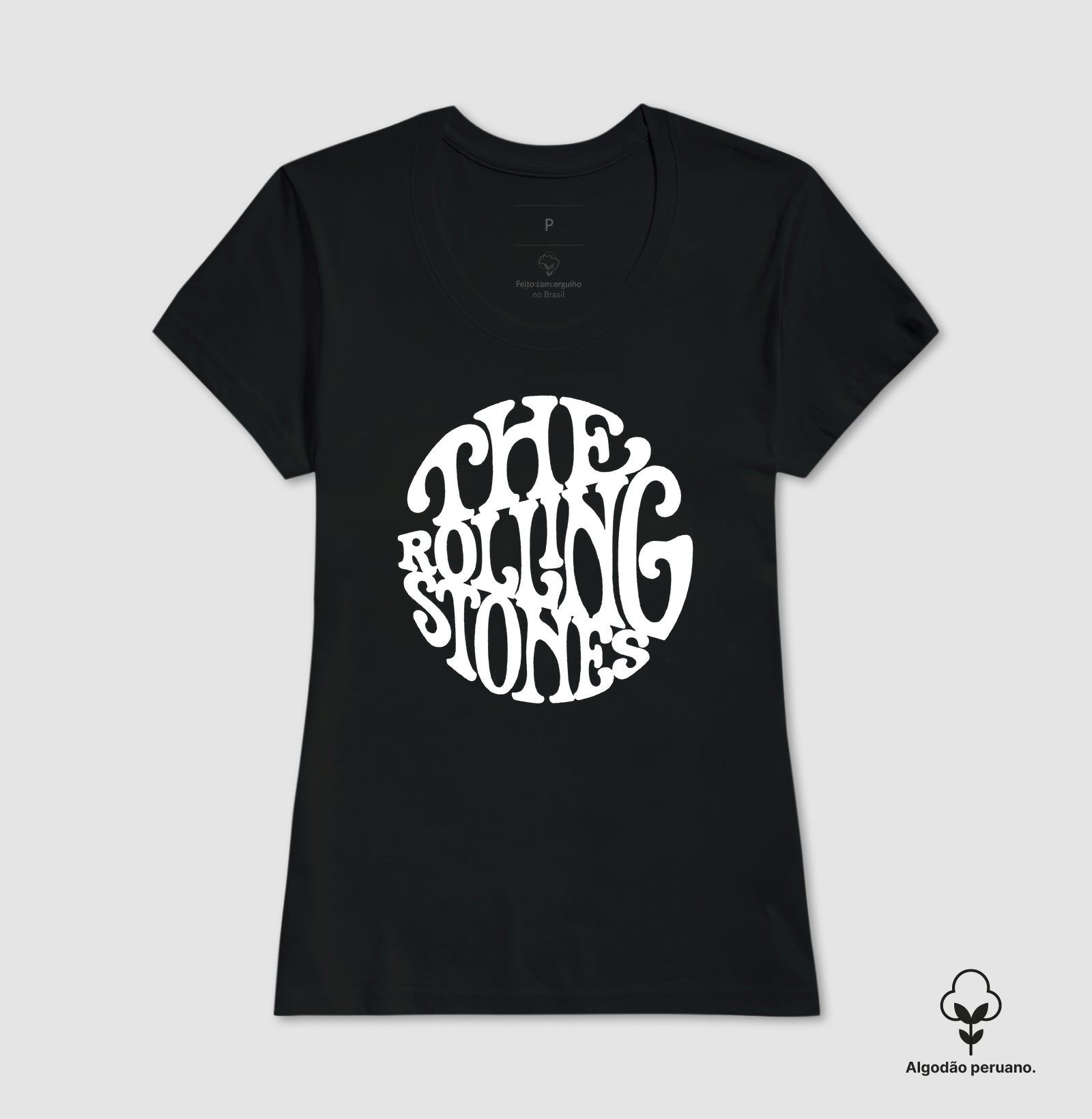 Camiseta dos Rolling Stones