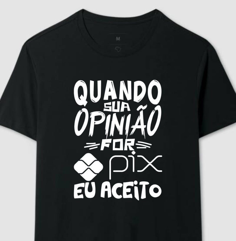 Camiseta do Pix
