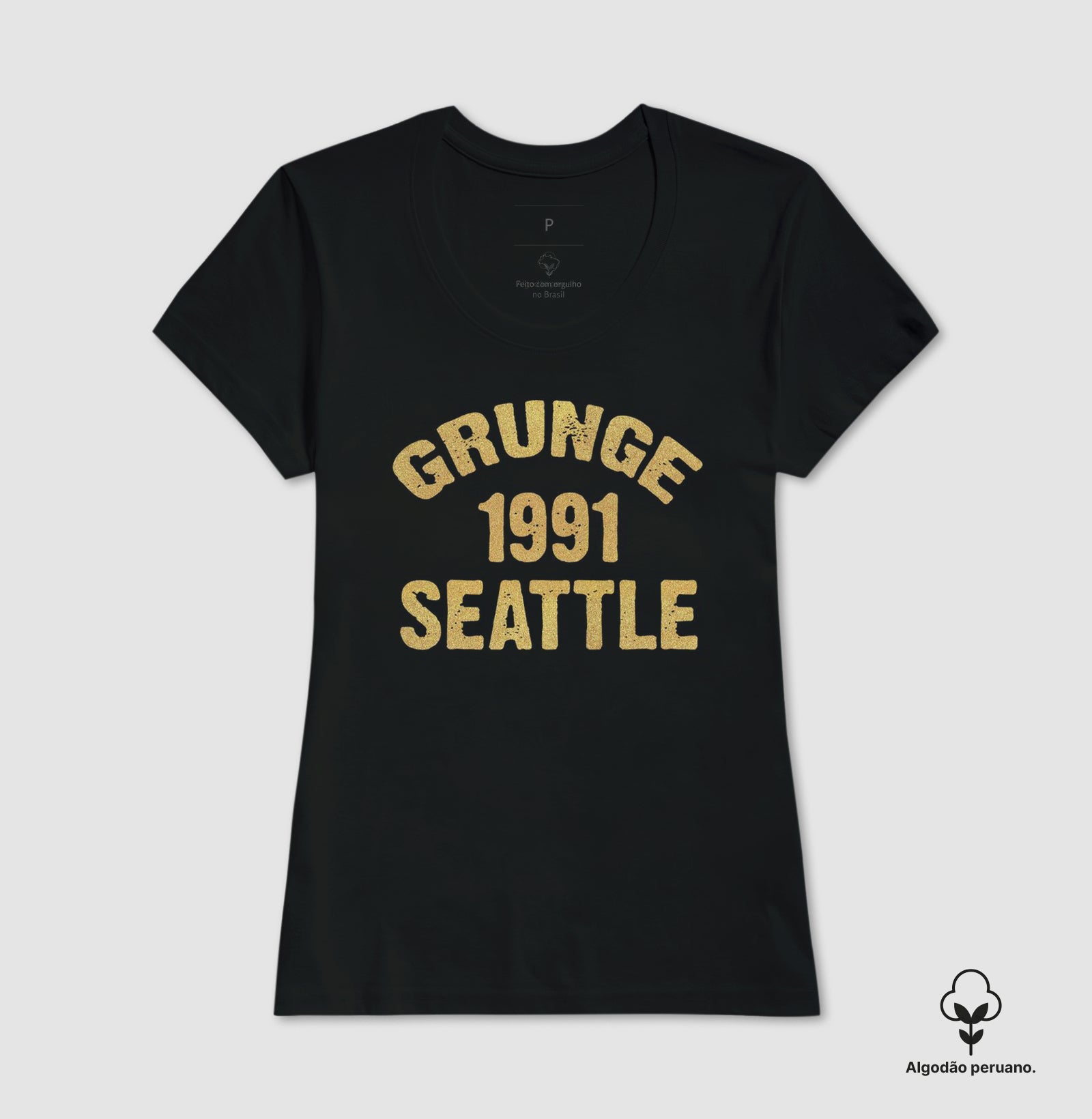 Camiseta do Grunge