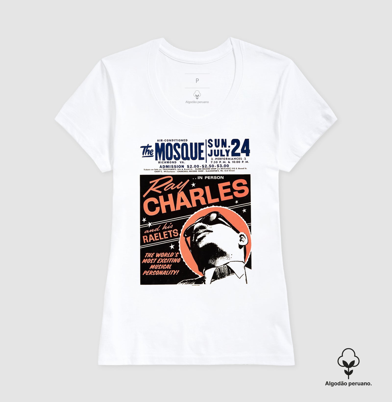 Camiseta Ray Charles