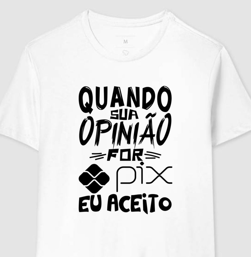 Camiseta do PIX