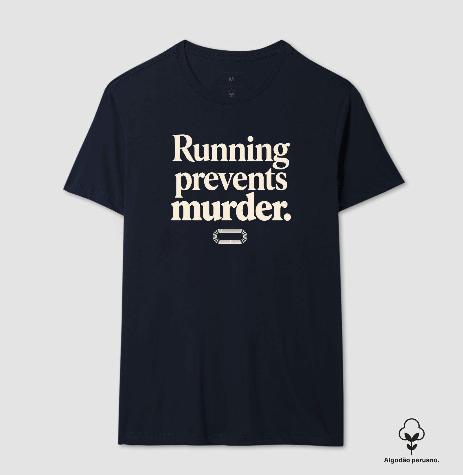 Camiseta de corrida - Running prevents murder.