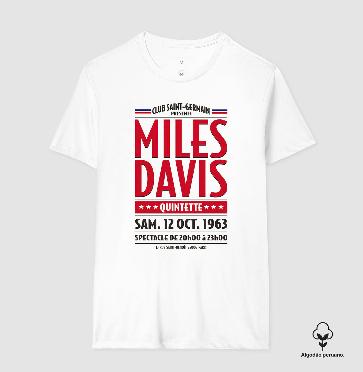 Camiseta Miles na França