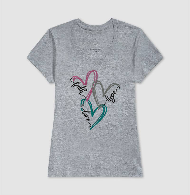 Camiseta da Fé, Esperança e Amor