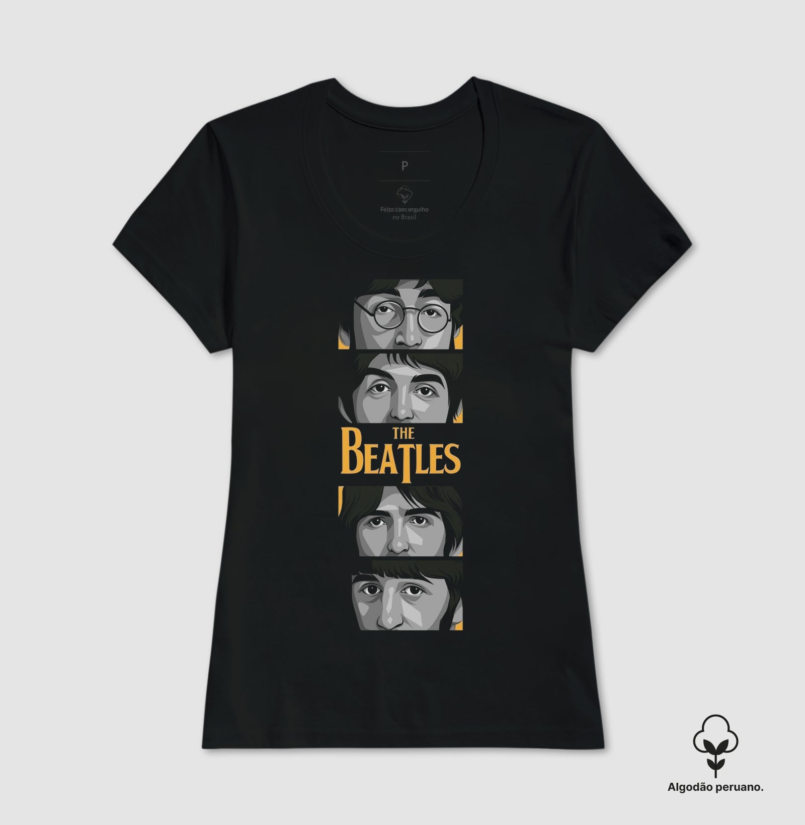 Camiseta dos Beatles