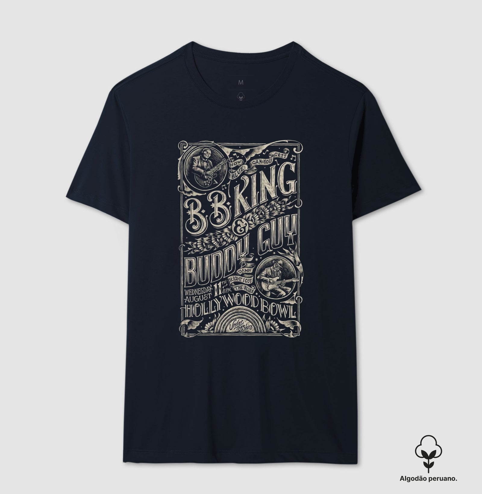 Camiseta Eu amo Blues!