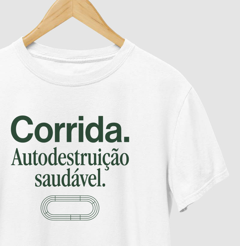 Camiseta de corrida - Autodestruição Saudável