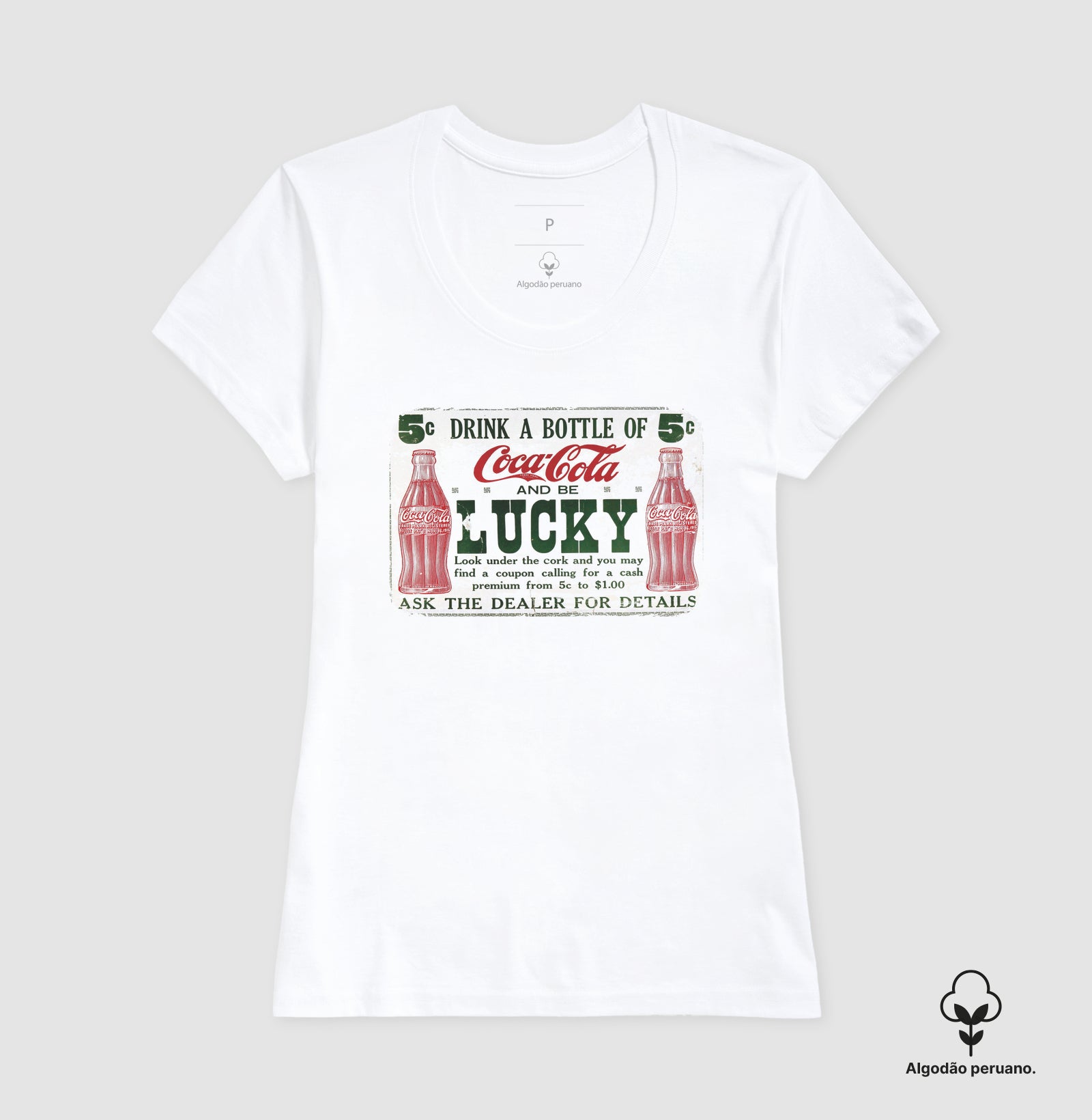 Camiseta da Coca a 5 cents
