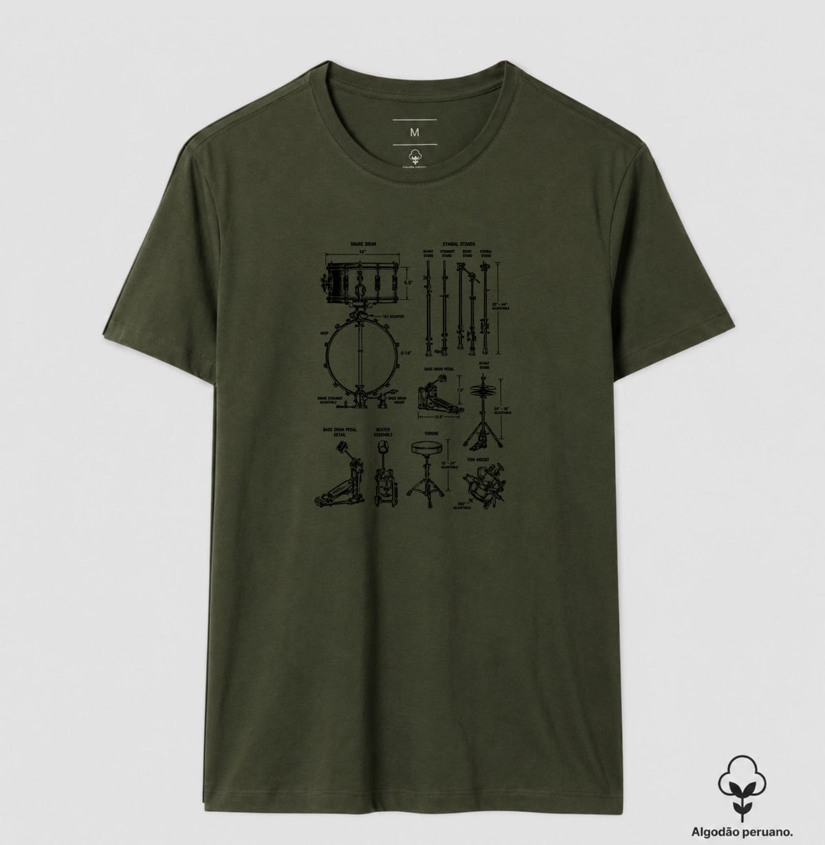 Camiseta do Baterista