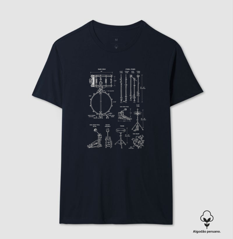 Camiseta Drum Parts
