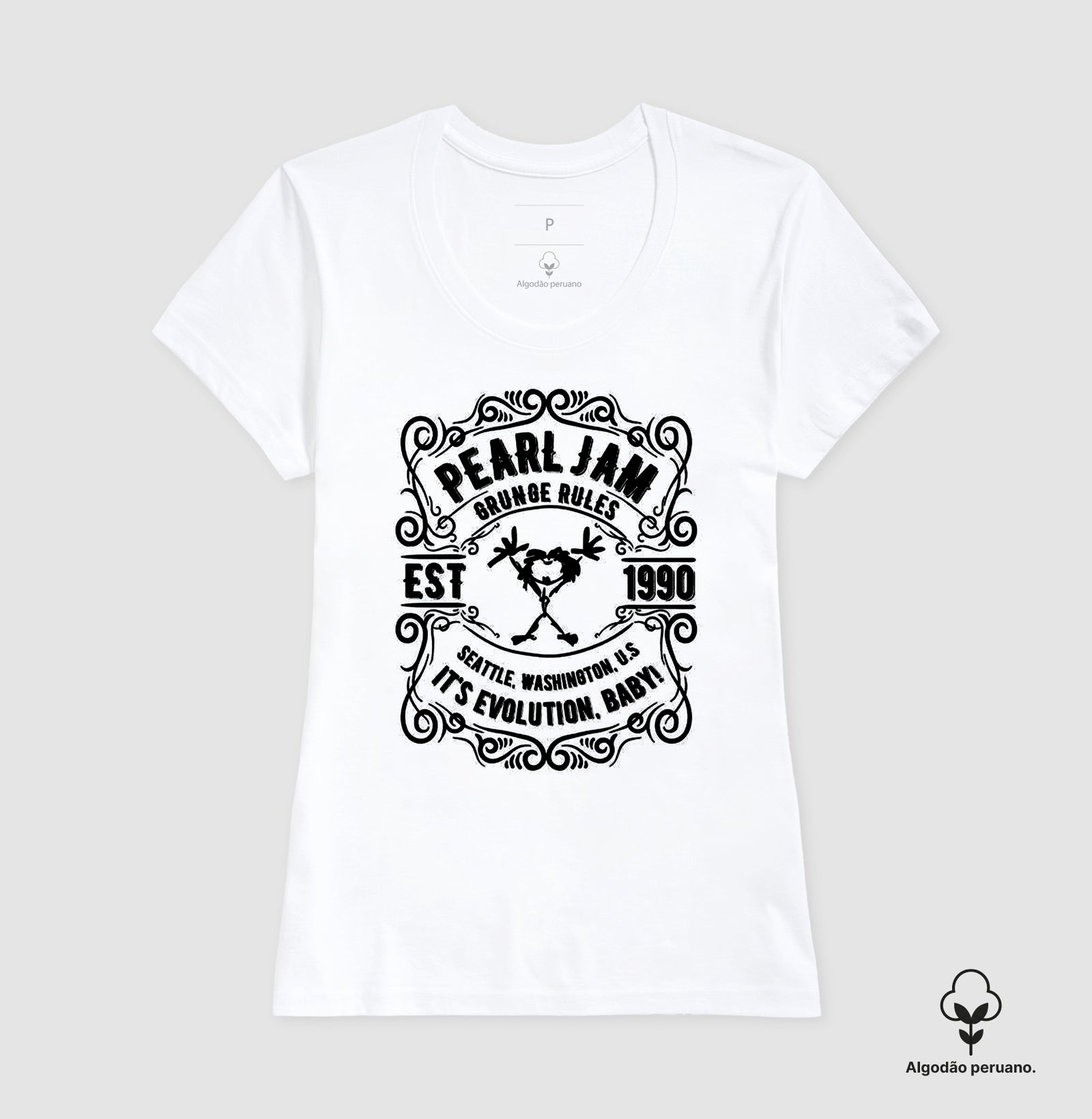 Camiseta do Pearl Jam