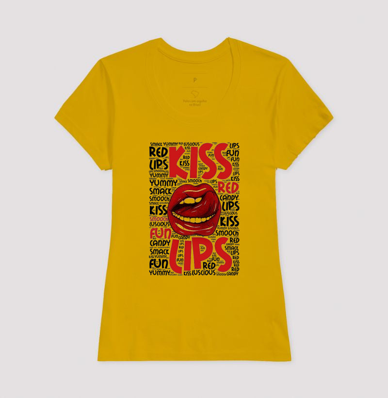 Camisetin dos Red Lips