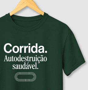 Camiseta de corrida - Autodestruição saudável