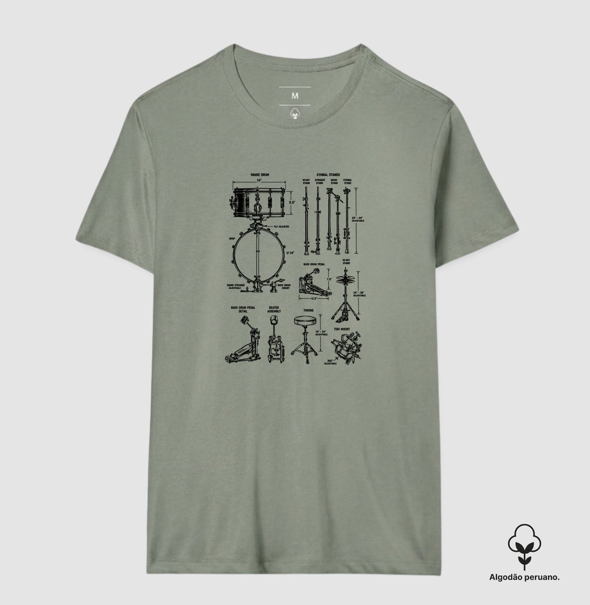 Camiseta do Baterista