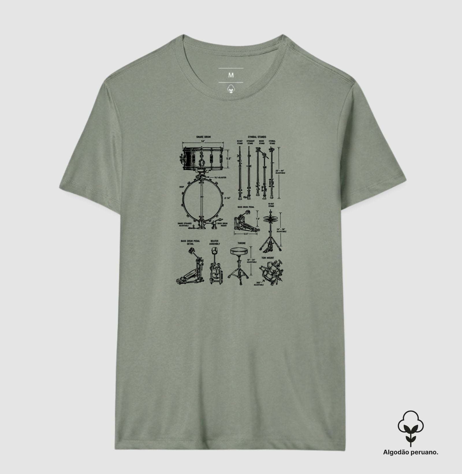 Camiseta do Baterista