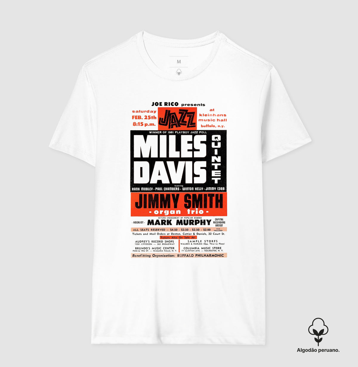 Camisetin Miles Quintet