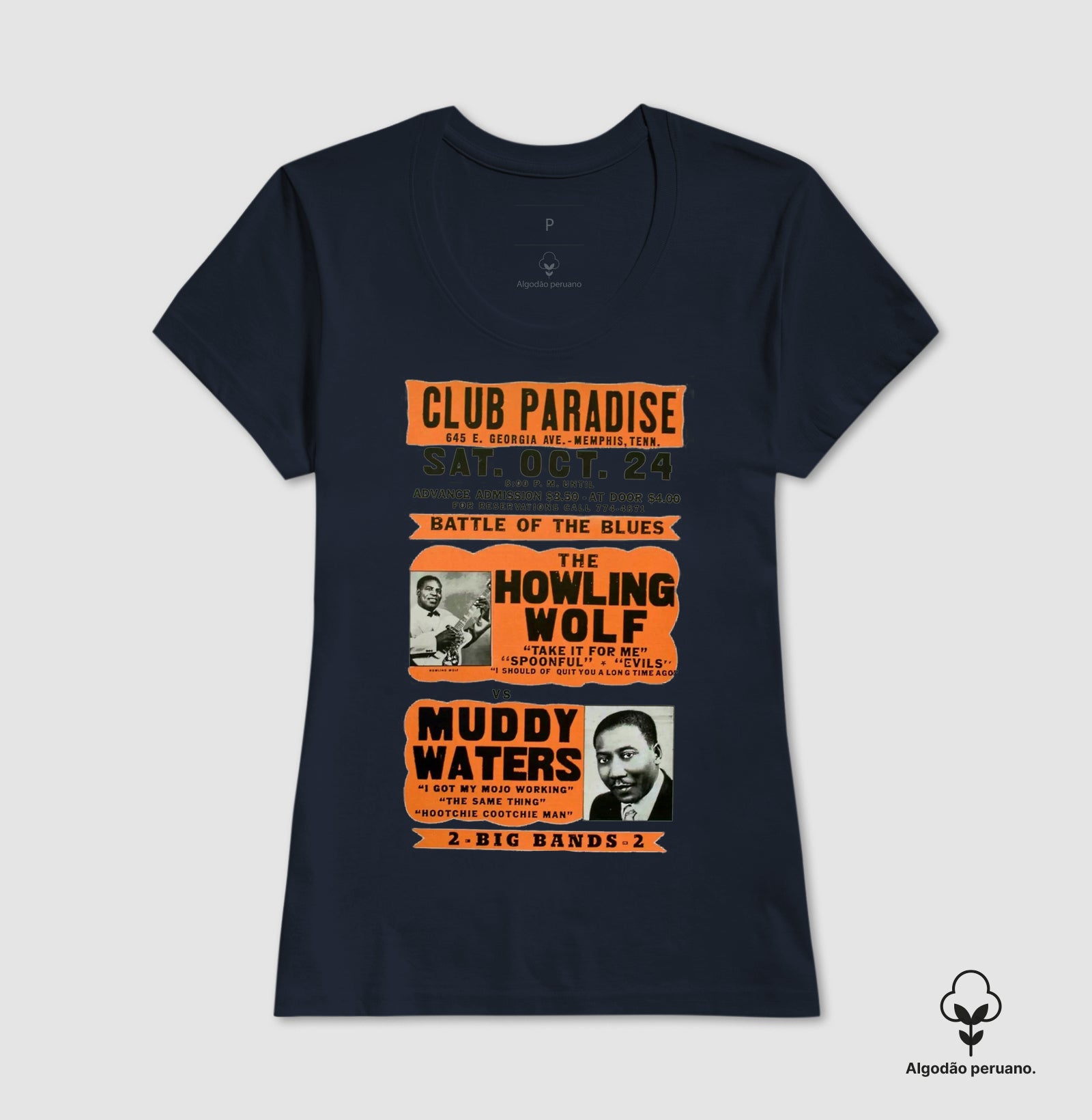 Camiseta do Blues