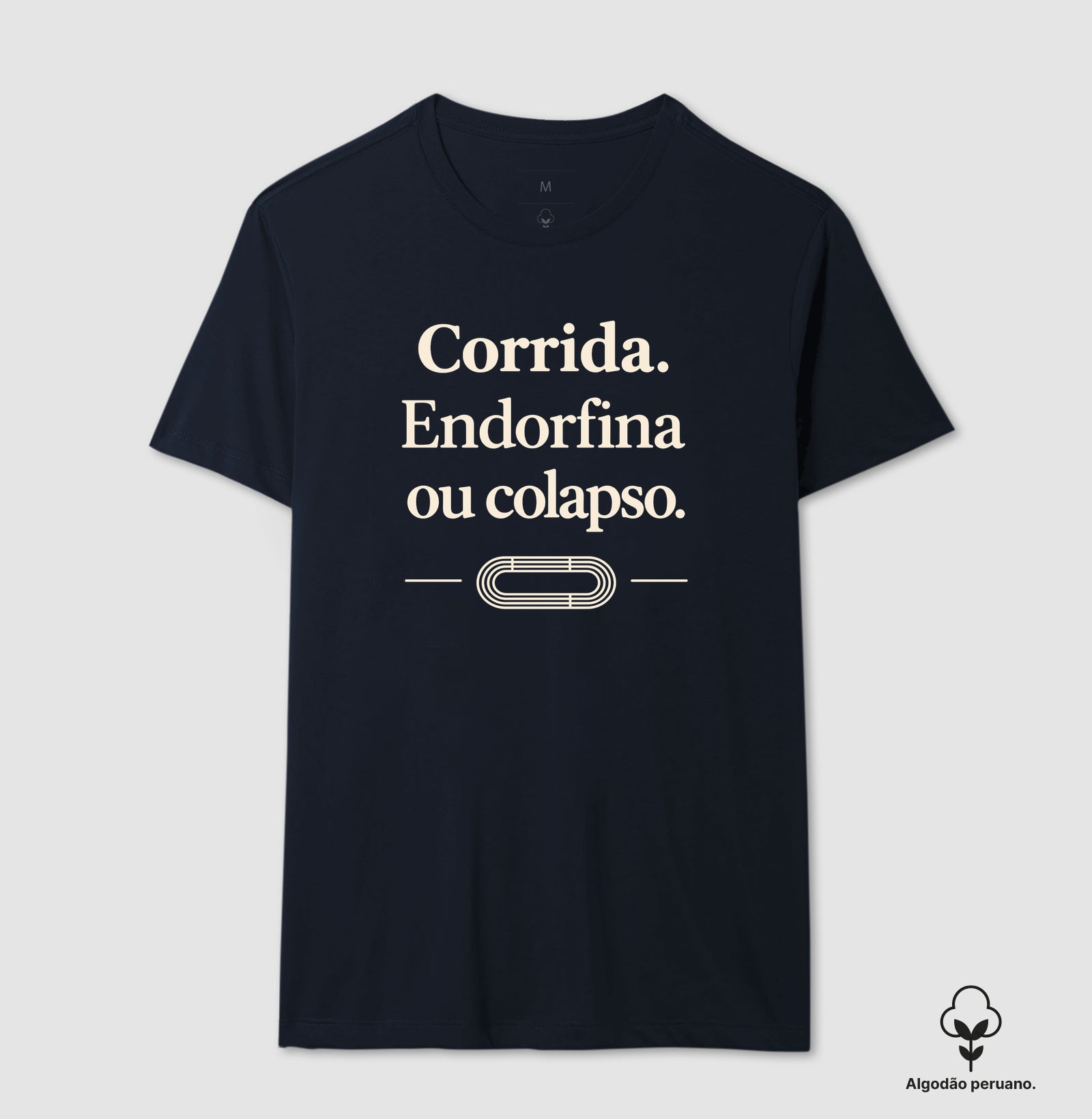 Camiseta de corrida - Endorfina ou colapso.