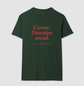 Camiseta de corrida - Desculpa social.