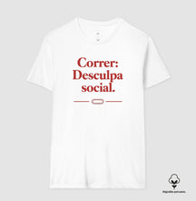 Camiseta de corrida - Desculpa social.