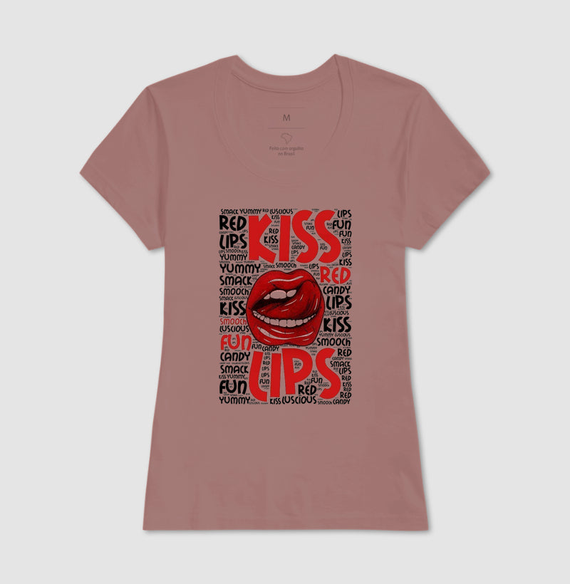Camisetin dos Red Lips