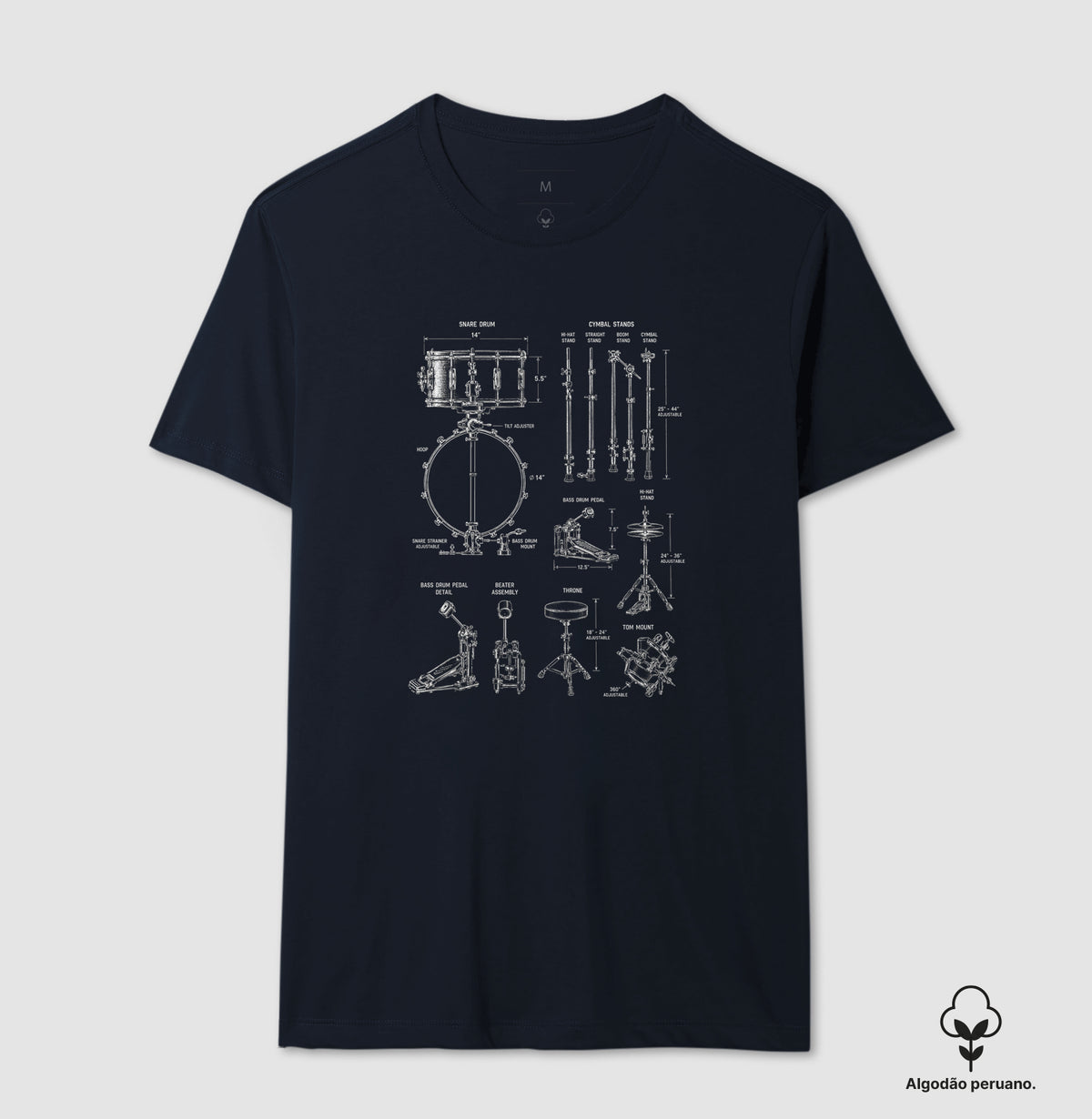 Camiseta Drum Parts