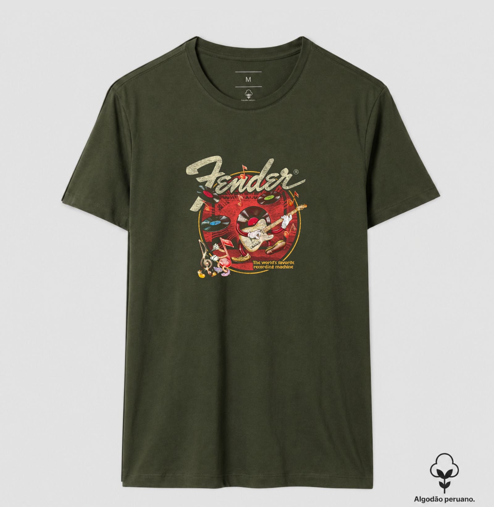 Camiseta Fender Recording Machine