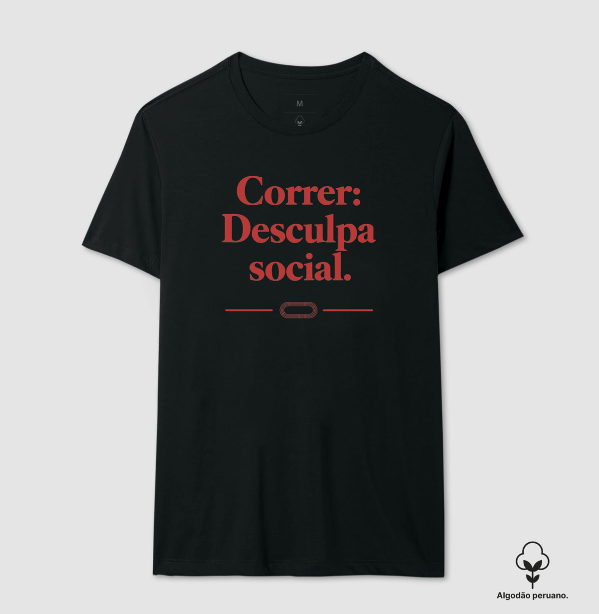 Camiseta de corrida - Desculpa social.