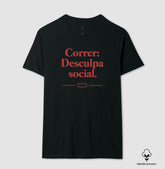 Camiseta de corrida - Desculpa social.