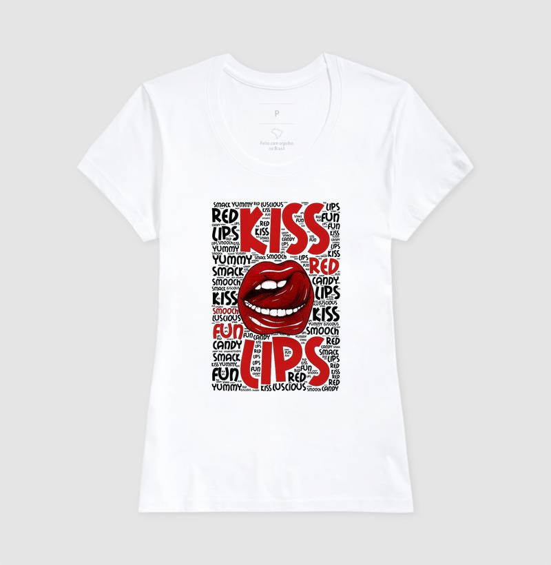 Camisetin dos Red Lips