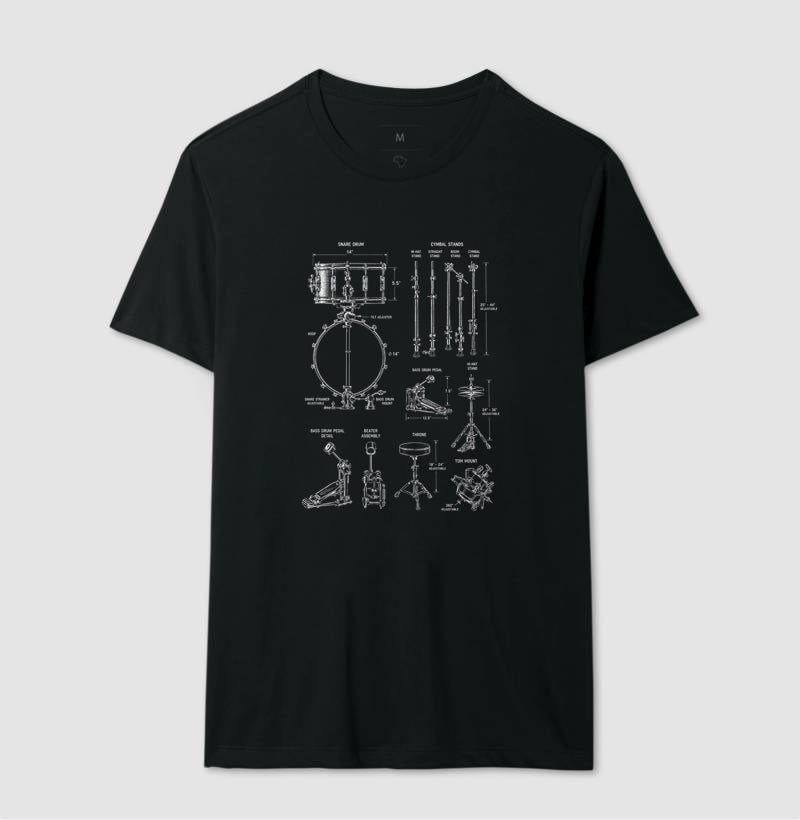 Camiseta Drum Parts