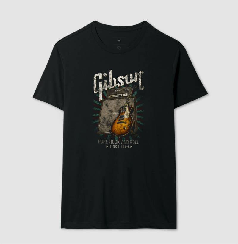 Camiseta da Gibson Pure Rock'n'Roll