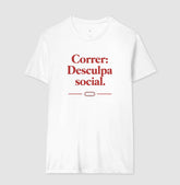 Camiseta de corrida - Desculpa social.