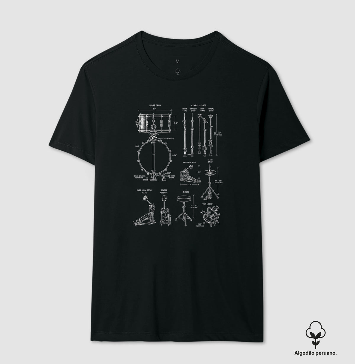 Camiseta Drum Parts