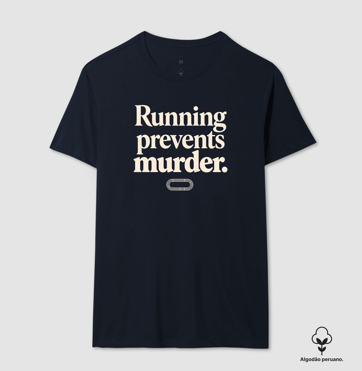 Camiseta de corrida - Running prevents murder.