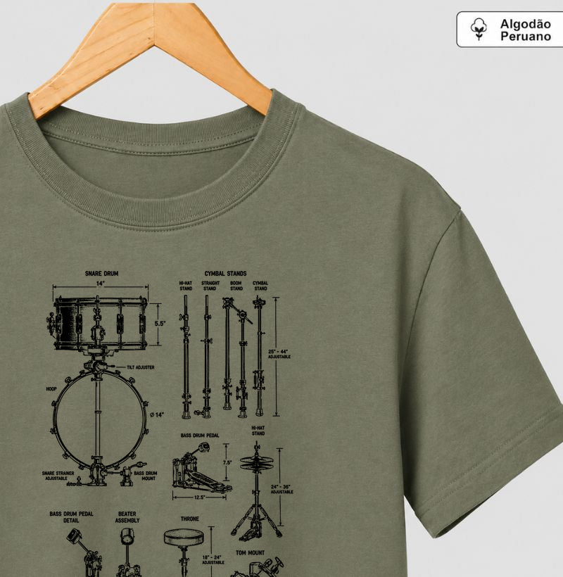 Camiseta do Baterista