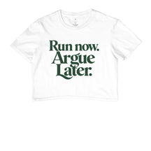 Cropped de Corrida - Run Now, Argue Later