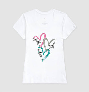 Camiseta da Fé, Esperança e Amor