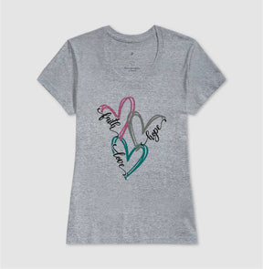 Camiseta da Fé, Esperança e Amor