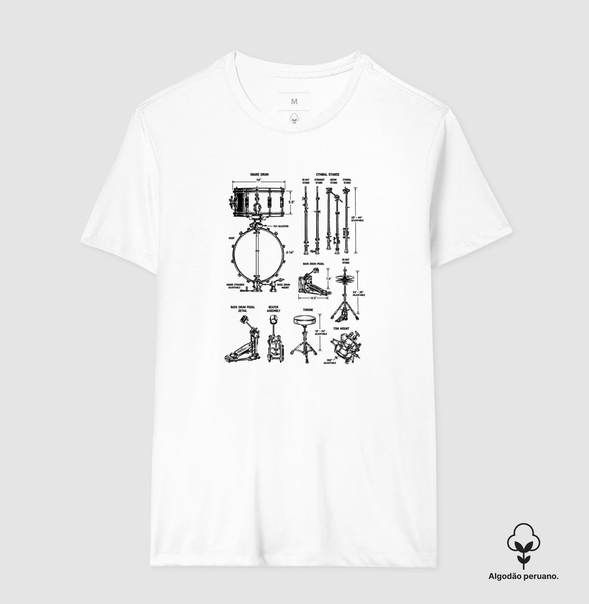 Camiseta do Baterista