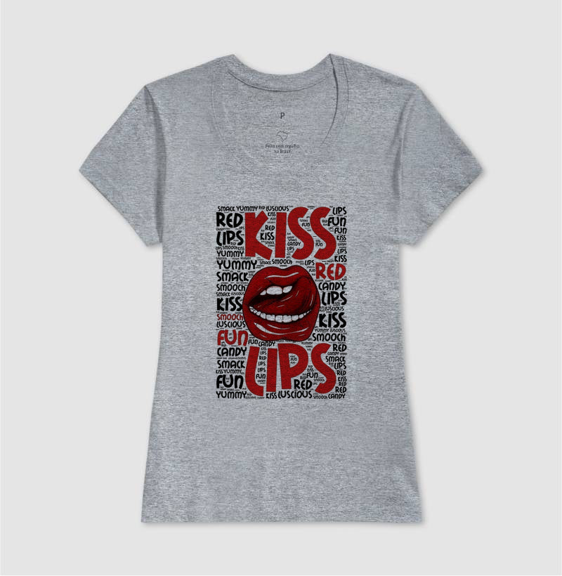 Camisetin dos Red Lips