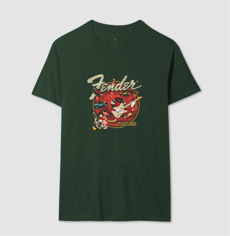 Camiseta Fender Recording Machine