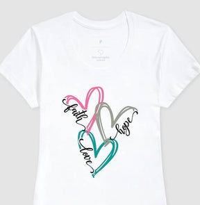 Camiseta da Fé, Esperança e Amor
