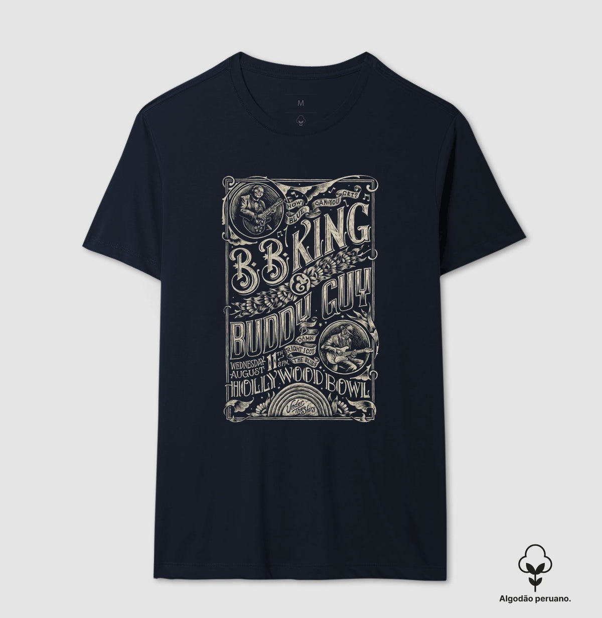 Camisetin Eu amo Blues!