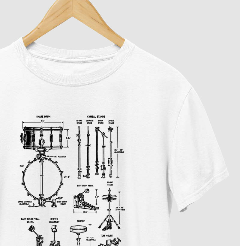 Camiseta do Baterista